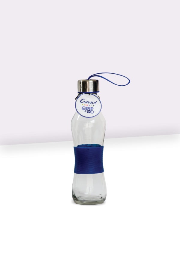 ...16-01 Consol 500ml Glass Water Bottle