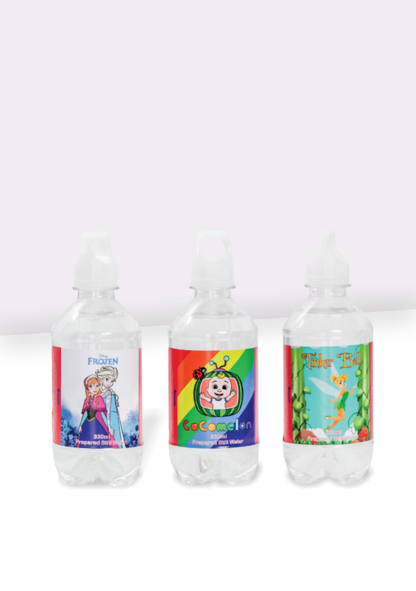 Kids Ring Cap Bottled Water 330ml (12 And 24 Pack)