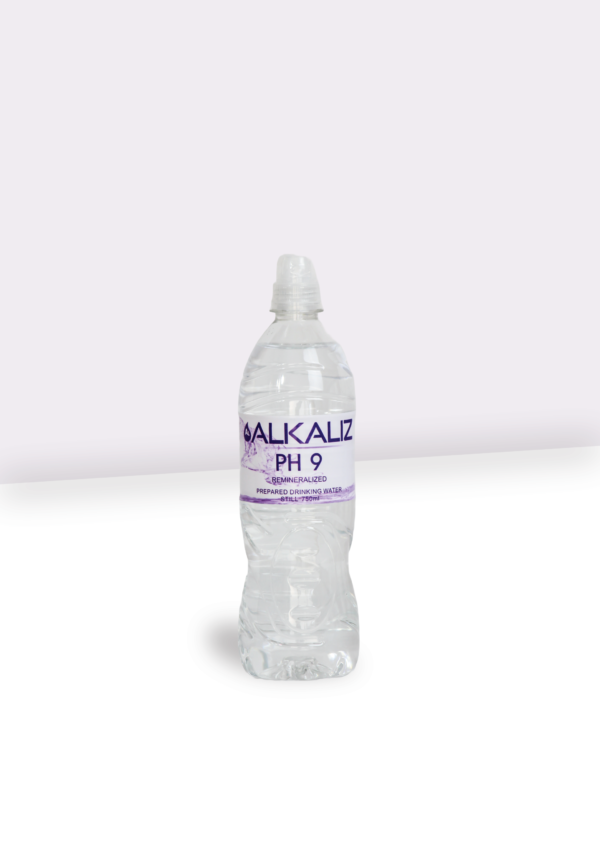 750ml Sports Bottled pH 9 Alkaline Water (12 Pack)