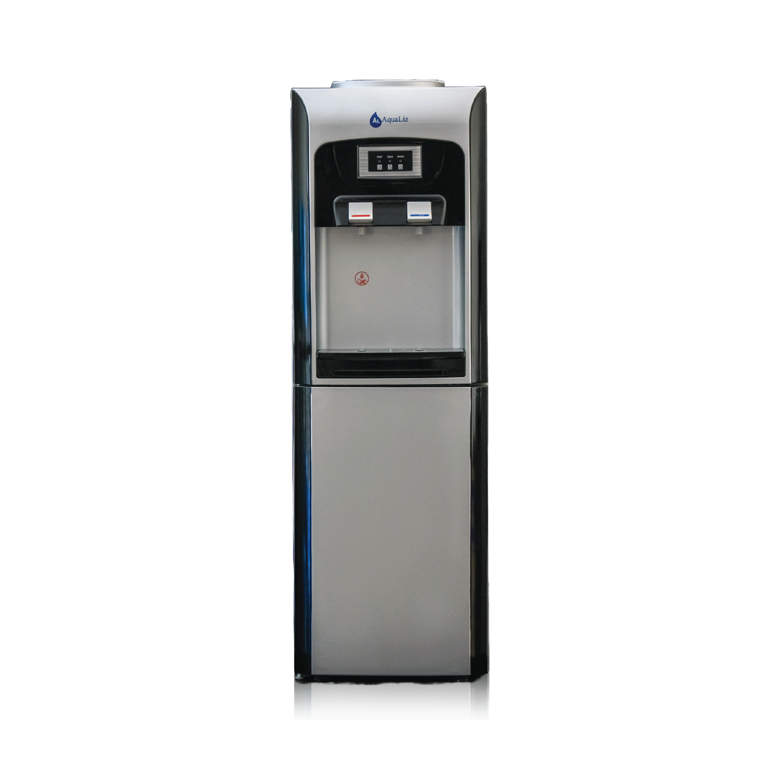 AquaLiz Floor-Standing Water Cooler Black Accent Edition